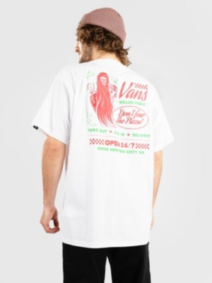 Vans Pizza Fear T-Shirt hvit