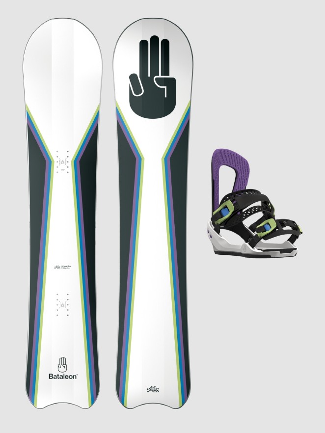 Bataleon Camel Toe 153 + CT M 2023 Snowboard-Set