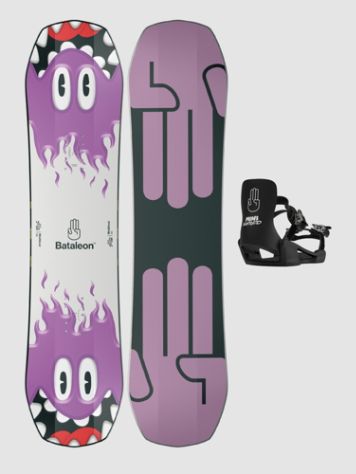 Bataleon Minishred 95 + Minishred SM 2023 Snowboard-Set