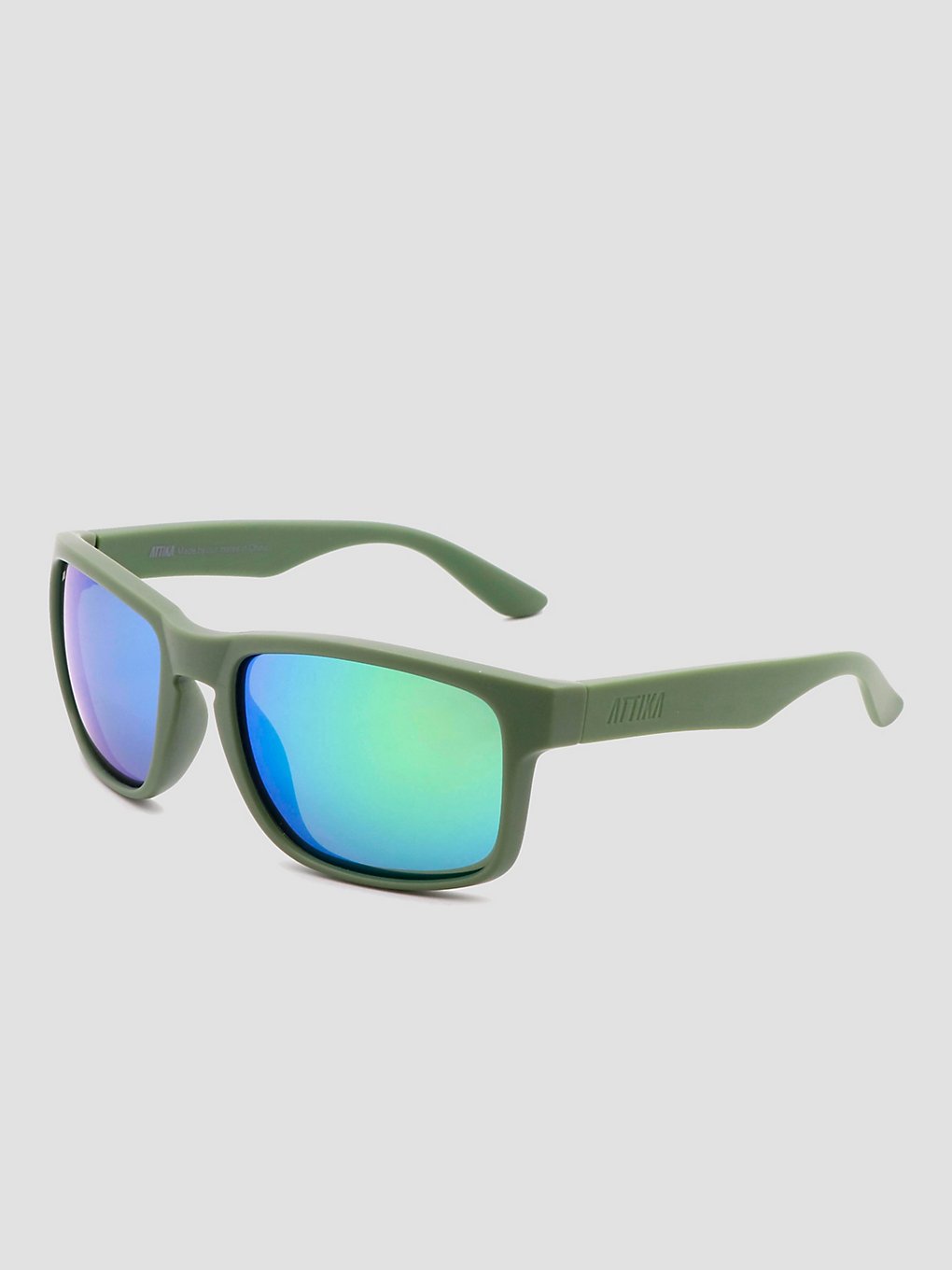 Attika Eyewear Noah Matte Khaki Sunglasses grønn