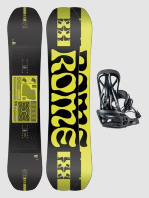 Rome Mechanic 150 + United M 2023 Snowboard-Set