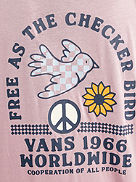 Free As A Checker Bird Langermet T-skjorte