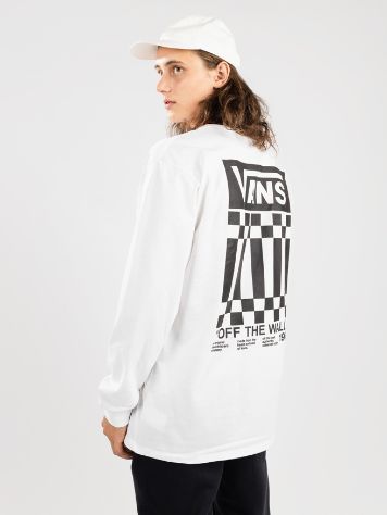Vans Off The Wall Check Graphic T-Shirt manica lunga