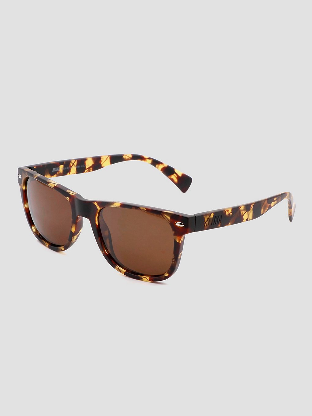 Attika Eyewear Jordan Matte Tortoiseshell Sunglasses brun