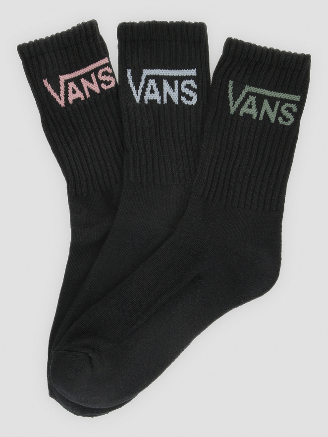 Vans Classic Crew 6.5-10 3Pk Ponožky