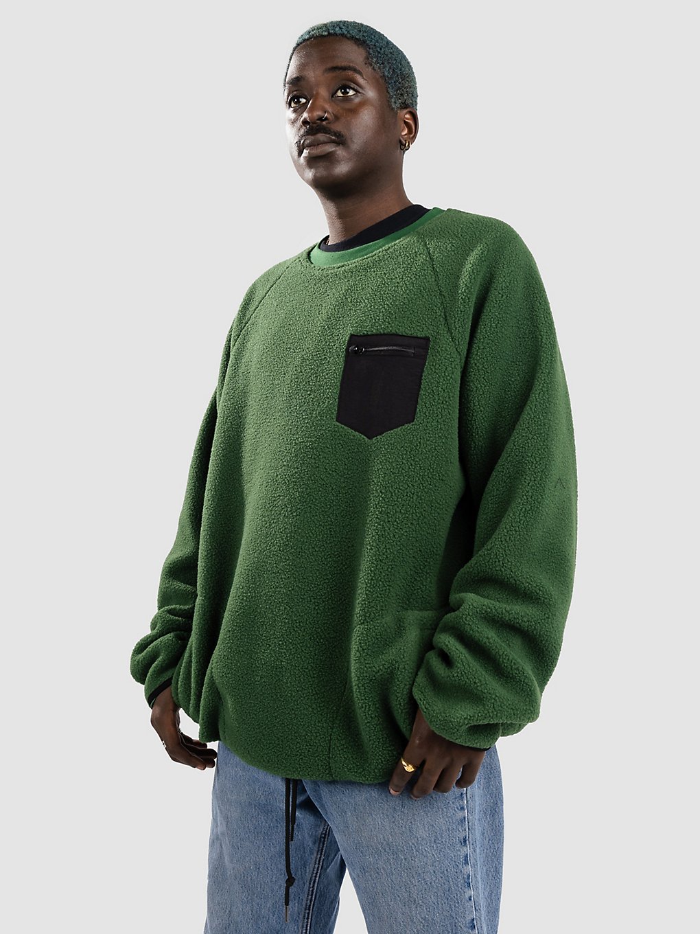 Paterson Cozy Sweater dark green kaufen
