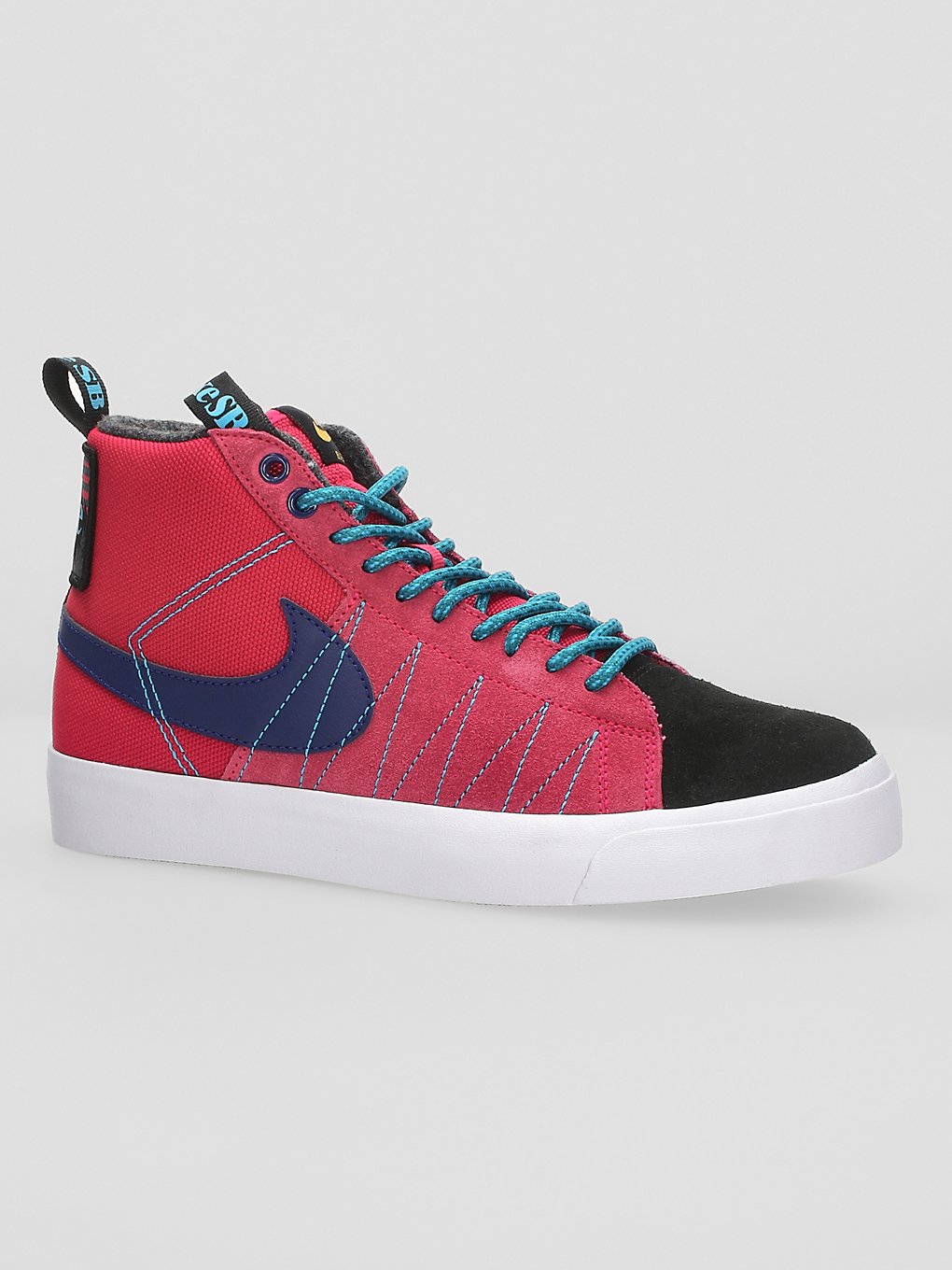 Nike SB Zoom Blazer Mid Premium Skate Shoes rosa