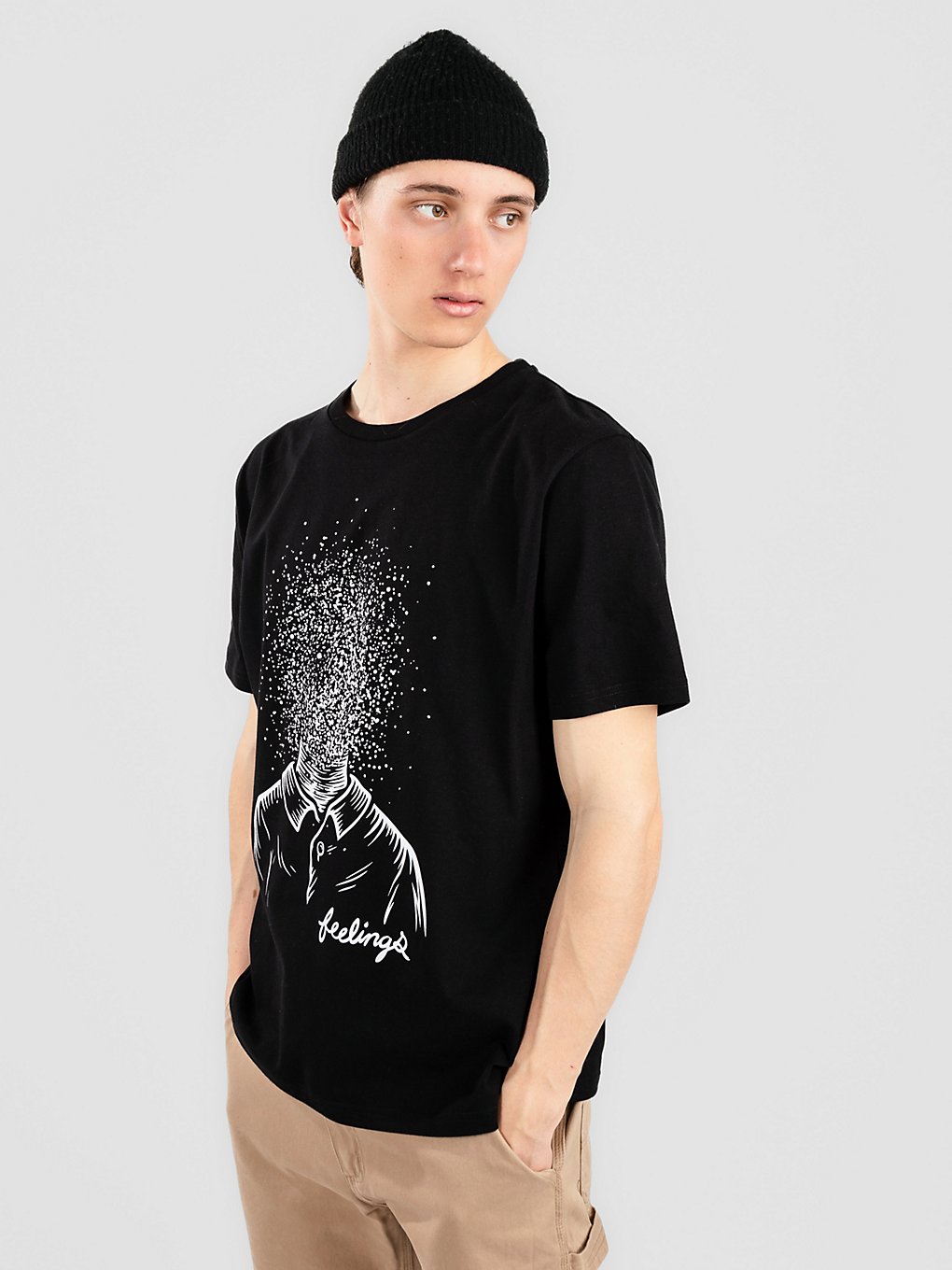 And Feelings Sparse T-Shirt black kaufen