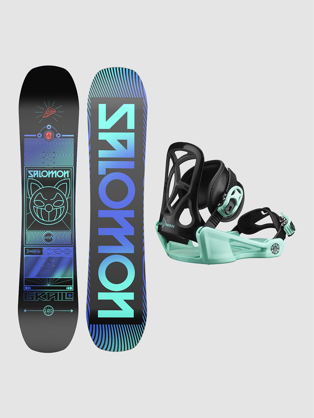 Grail 120 + Goodtime XS 2023 Snowboard-Set
