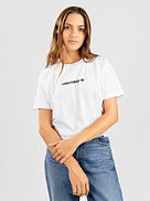 Cf Strip Wordmark Slim Crop T-skjorte