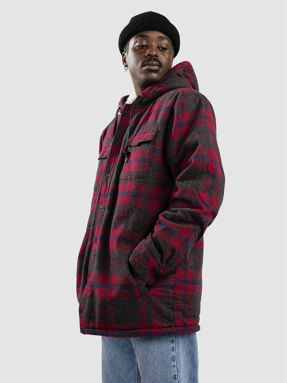 Cain Flannel Hood Tricko