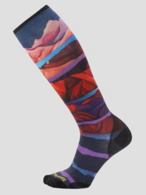Smartwool Ski Zero Cushion Print OTC Meias T&eacute;cnicas