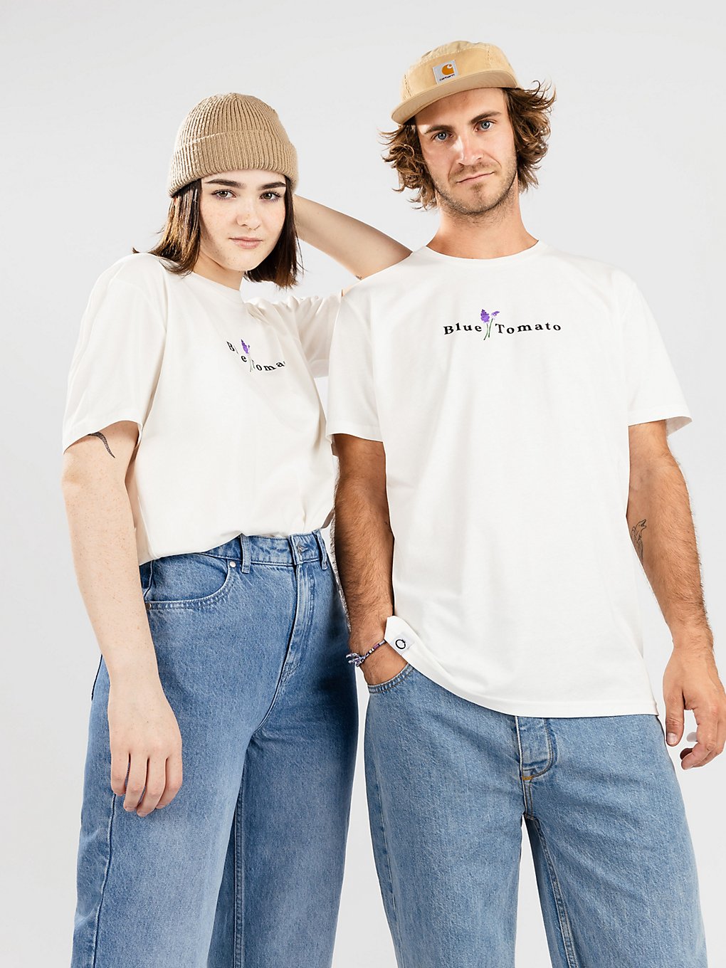 Blue Tomato Lavender T-Shirt off white kaufen