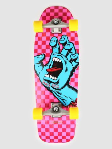 Santa Cruz x Carver Screaming Hand Check 9.8&quot; Skateboard