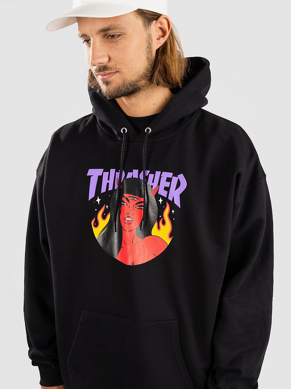 Thrasher Roja Logo Hoodie black kaufen