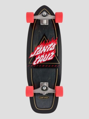 Santa Cruz Flamed Not A Dot Cut Back 9.75&quot; Skateboard