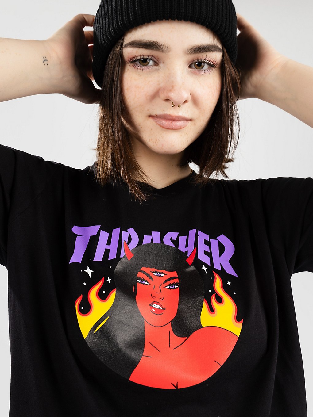Thrasher Roja Logo T-Shirt black kaufen