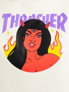 Thrasher Roja Logo Felpa con Cappuccio