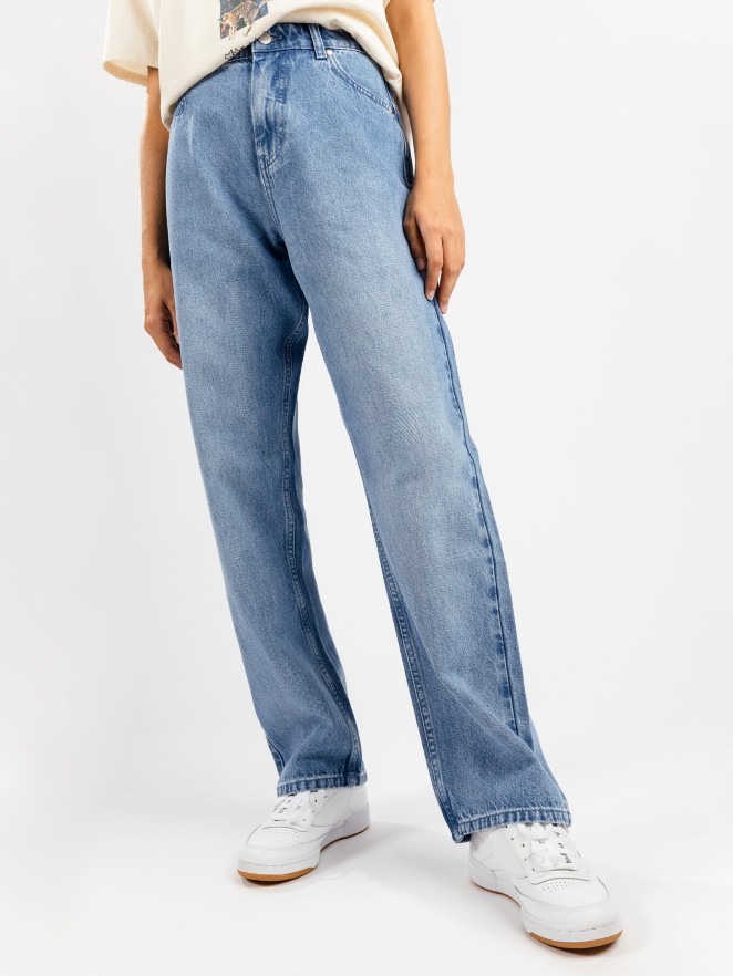 Afends Violet Hemp Denim Straight Leg Jeans