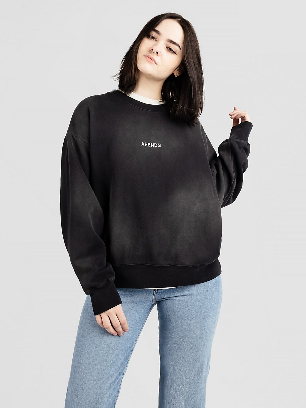 Afends Boundless Recycled Crew Neck Sweater black kaufen