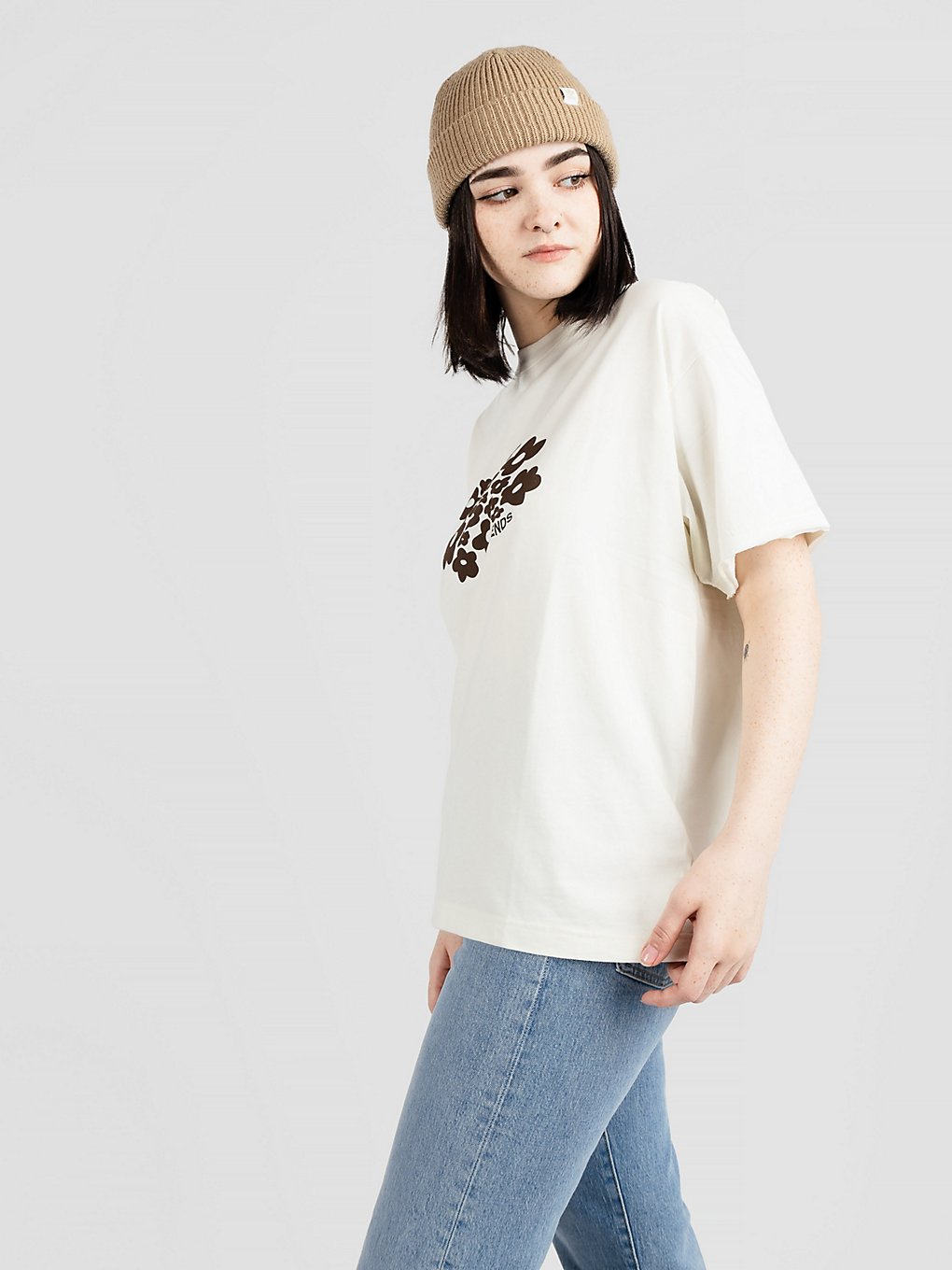 Afends Digital Holiday Recycled Oversized T-Shirt off white kaufen