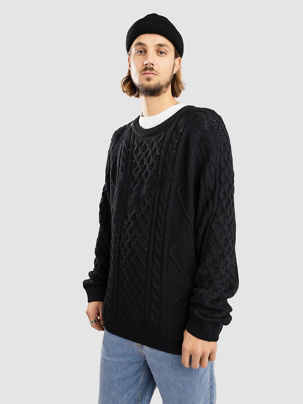 Nike Life Cable Knit Pullover black kaufen
