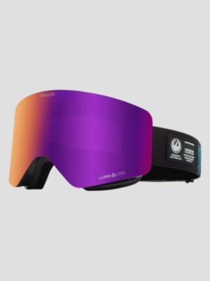 Photos - Ski Goggles Dragon R1 OTG Blackpearl  Goggle ll purpleion+ll amber (+Bonus Lens)