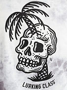 Palm Skull Cropped Camisa Manga Comprida