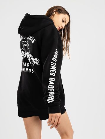 Lurking Class Good Times Bad Friends Hoodie med Dragkedja