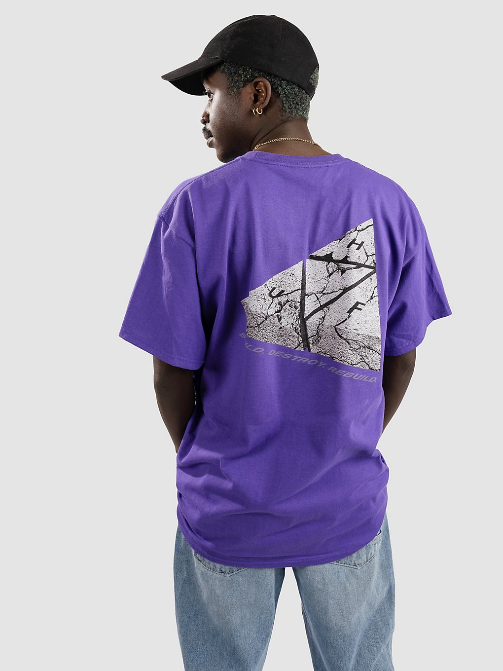 HUF Withstand TT T-Shirt purple kaufen