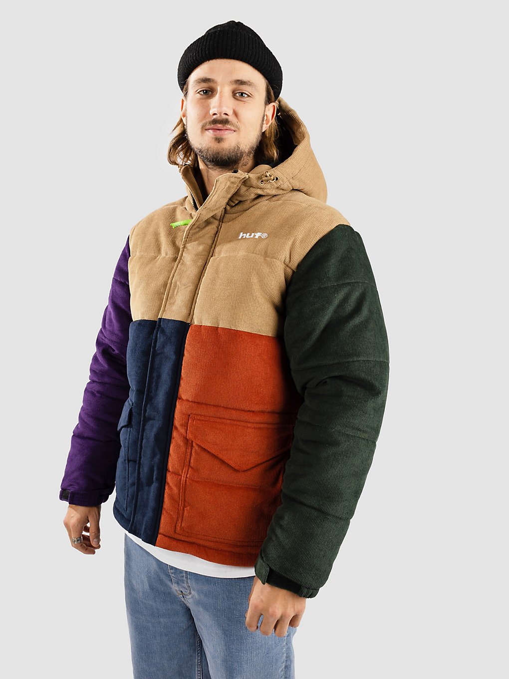HUF Anglin Cord Insulated Jacke khaki kaufen