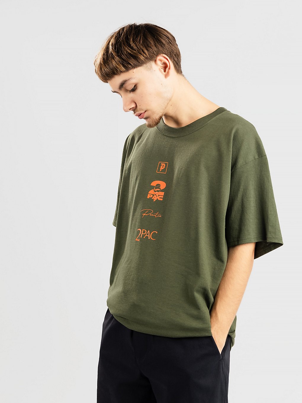 Primitive X Tupac Voice T-Shirt miliary green kaufen