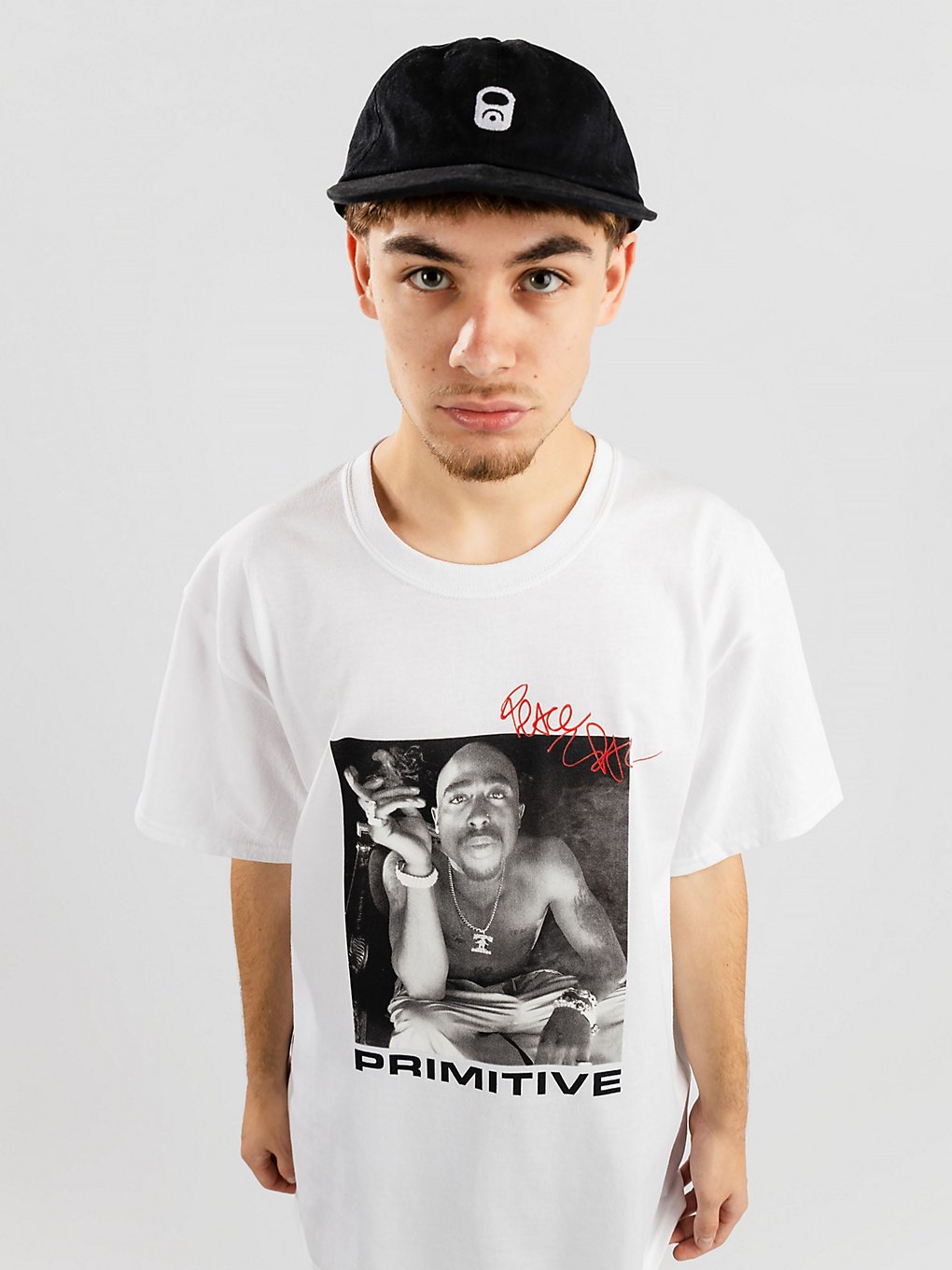 Primitive X Tupac Smoke T-Shirt white kaufen