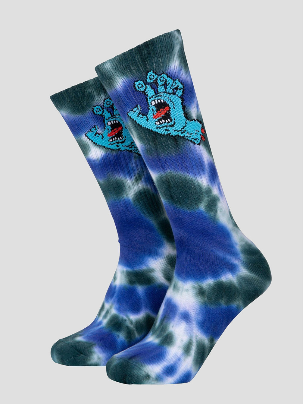 Screaming Hand Tie Dye Chaussettes