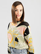 Breakers Scribble Knit Crew Pulover