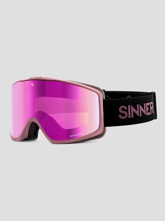 Sinner Sin Valley S Matte Lt Pink (+Bonus Lens) Briller