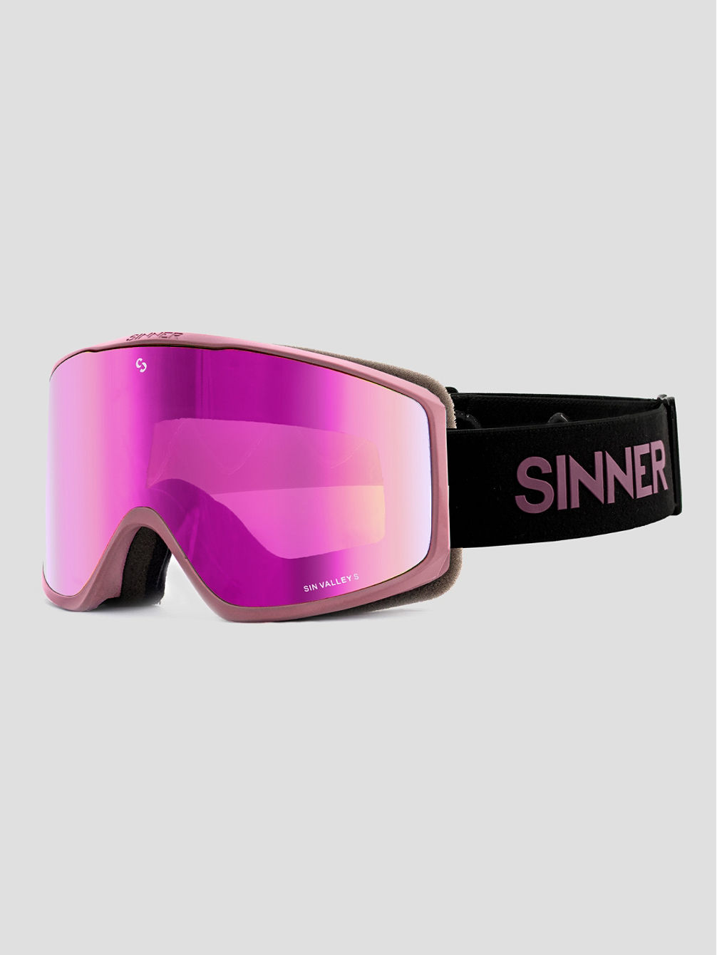 Sin Valley S Matte Lt Pink (+Bonus Lens) Snowboardov&eacute; br&yacute;le
