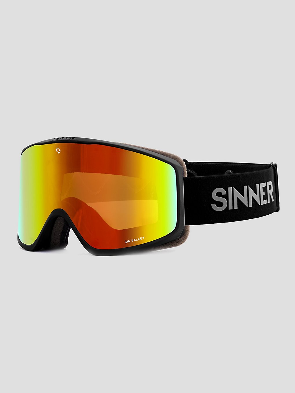 Sinner Sin Valley Matte Black (+Bonus Lens) Goggle double orange oil + doubl kaufen