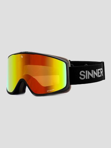 Sinner Sin Valley Matte Black (+Bonus Lens) Snowboardov&eacute; br&yacute;le