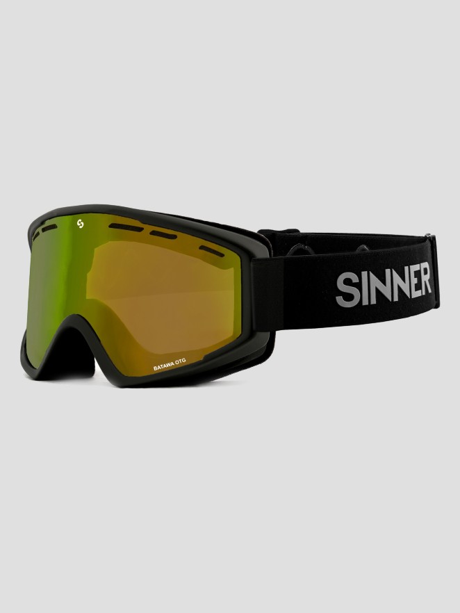 Sinner Batawa OTG Matte Black Goggle