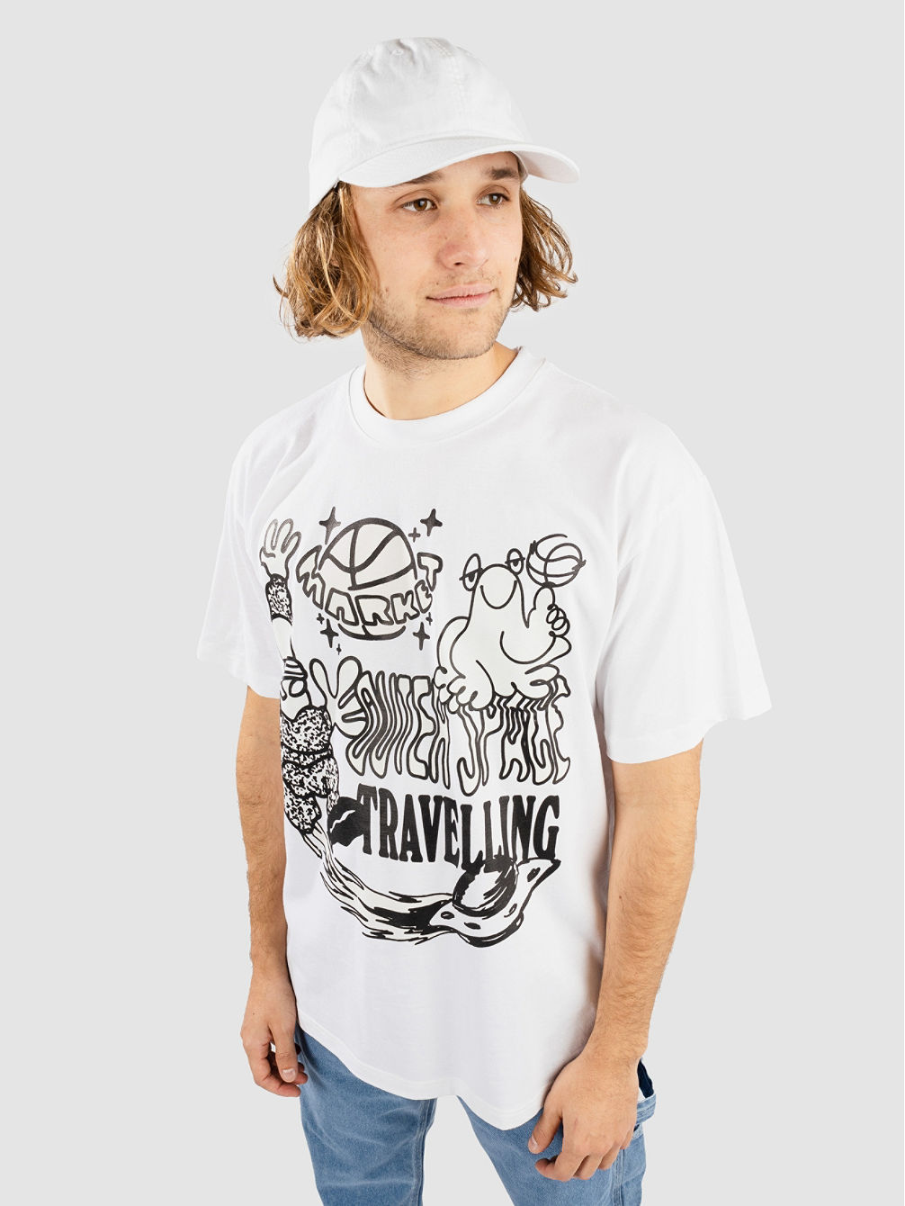 Outer Space Traveling Uv Camiseta