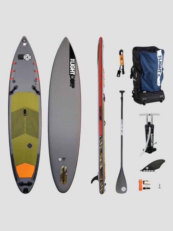 Light Platin Tourer 12'6 SUP Board Set grey