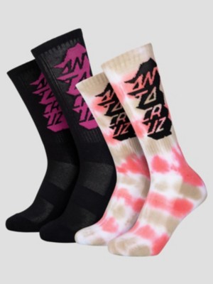 Santa Cruz Stacked Strip (2 Pack) Sokker