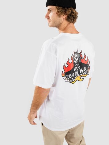 Vans Fuego Skeleton Logo Camiseta