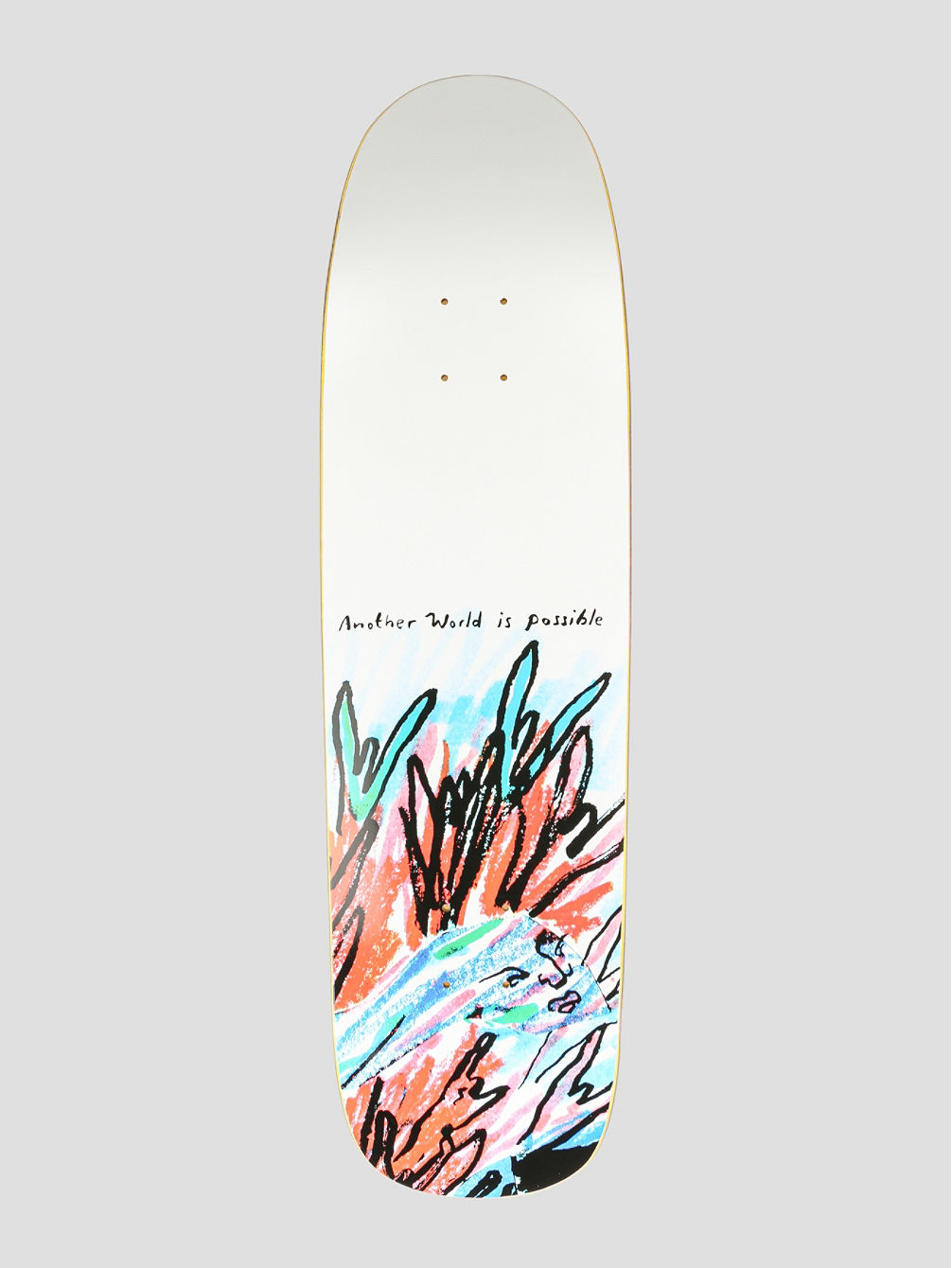 Team Model Another World Is Possible 9&amp;#034; Skateboard Deck