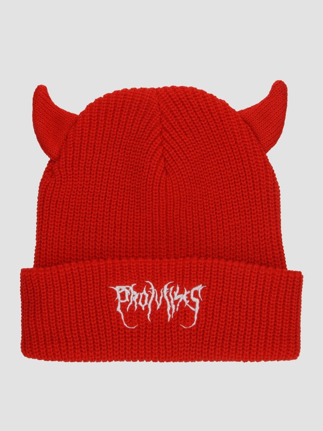 Broken Promises Horned Graveyard Beanie