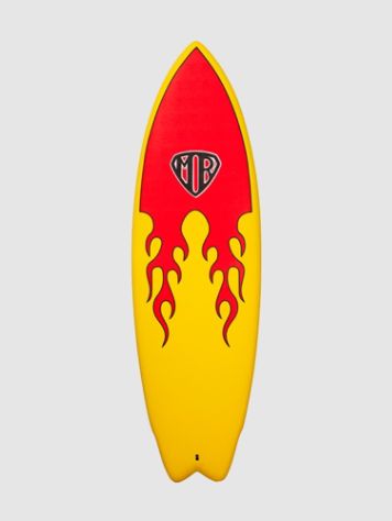 Ocean &amp; Earth Mr Flame Epoxy Super Twin 6'4 Planche de Surf