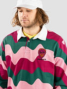 Alien Wavy Rugby Longsleeve T-Shirt Long Sle