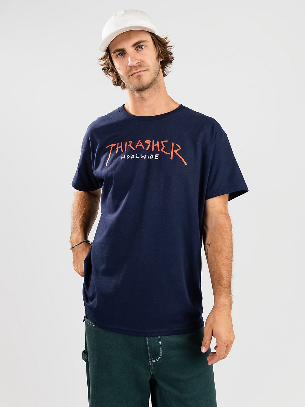 Thrasher Worldwide T-Shirt red kaufen