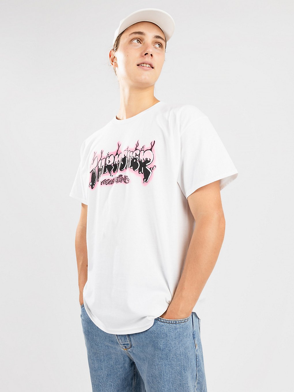 Thrasher Airbrush T-Shirt white kaufen